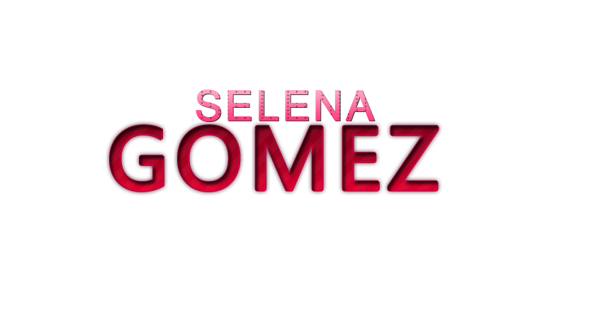 Selena Gomez Texto PNG