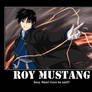 Roy Mustang Poster