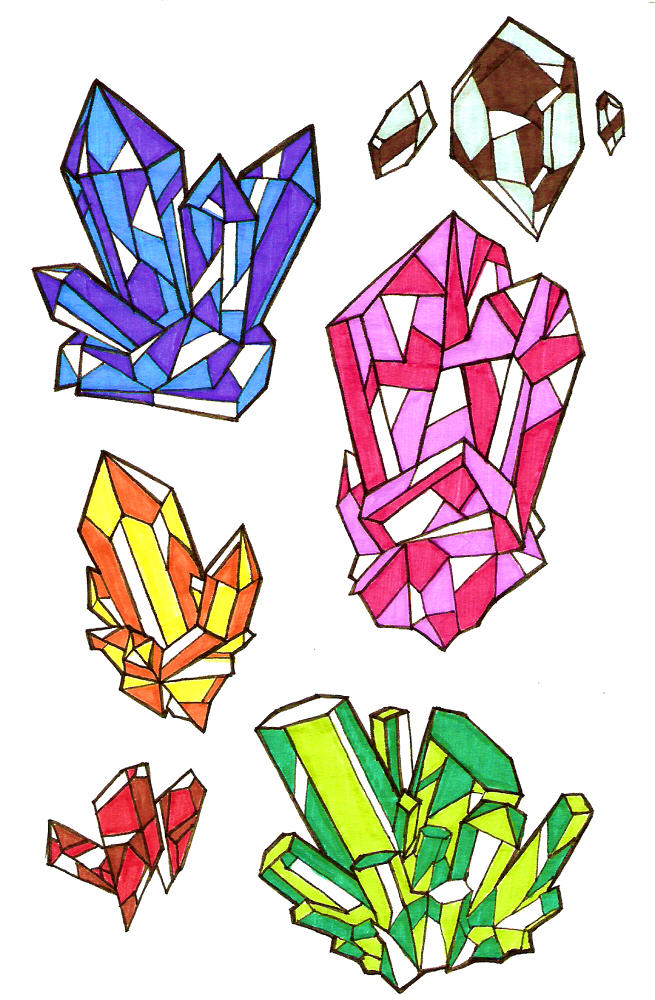 Deviantart Crystal Shapes Crystals by Loonas22 on DeviantArt