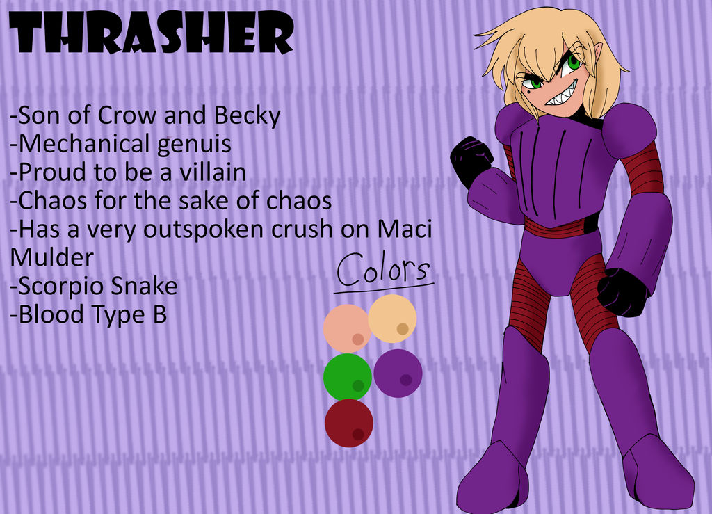 Nefarious New Generation: Thrasher Info Page