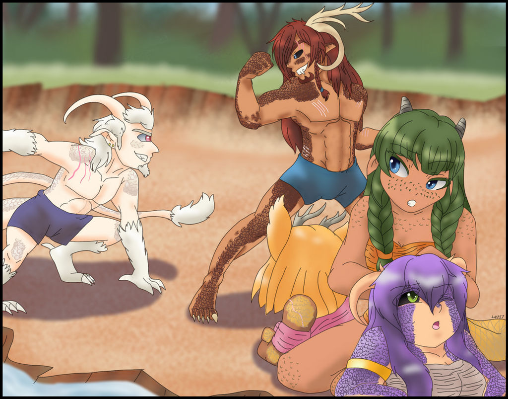 Monster Family at the Beach