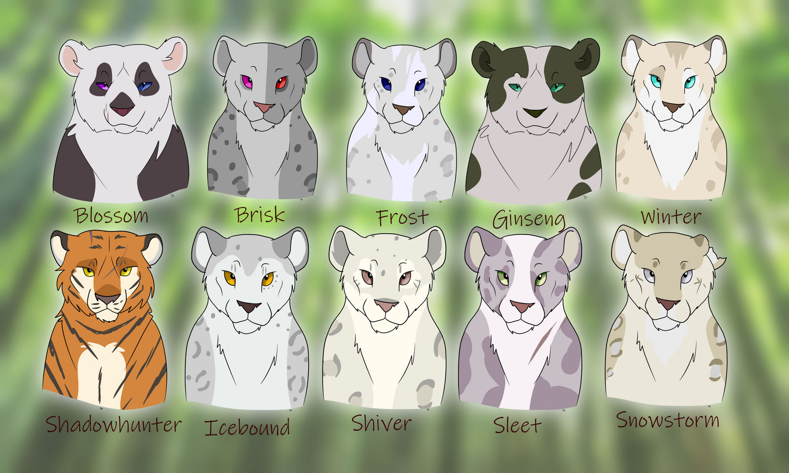 Teks Characters More Bamboo Kingdom Characters by It-Teks-Two on DeviantArt