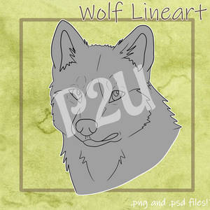 P2U Wolf Lineart