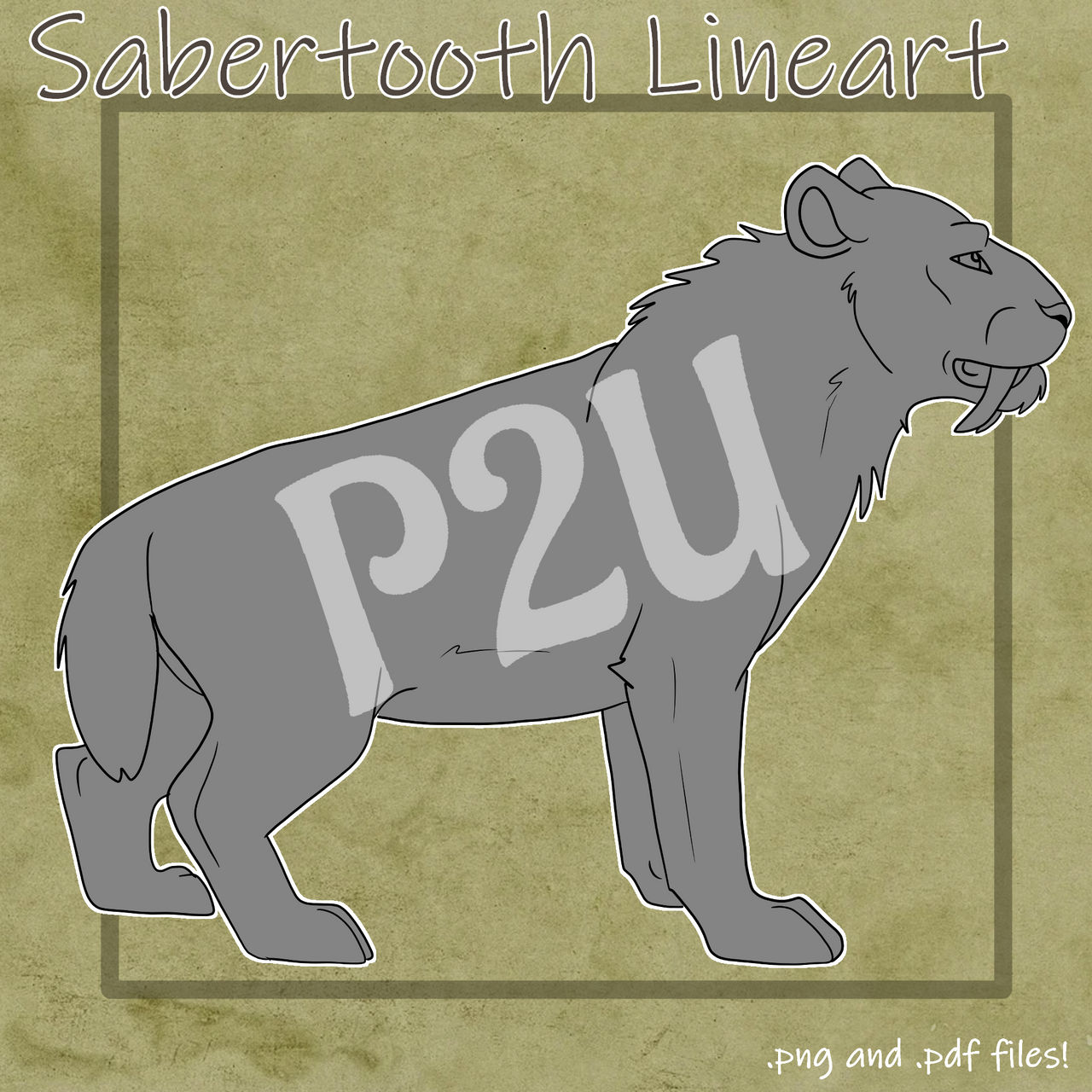 Sabertooth3 Deviantart Engine P2U Sabertooth Lineart by It-Teks-Two on DeviantArt