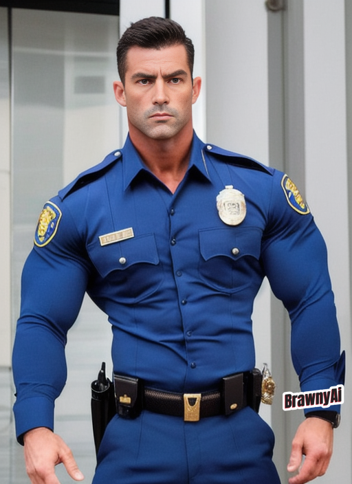 Sexy Male Police Officer