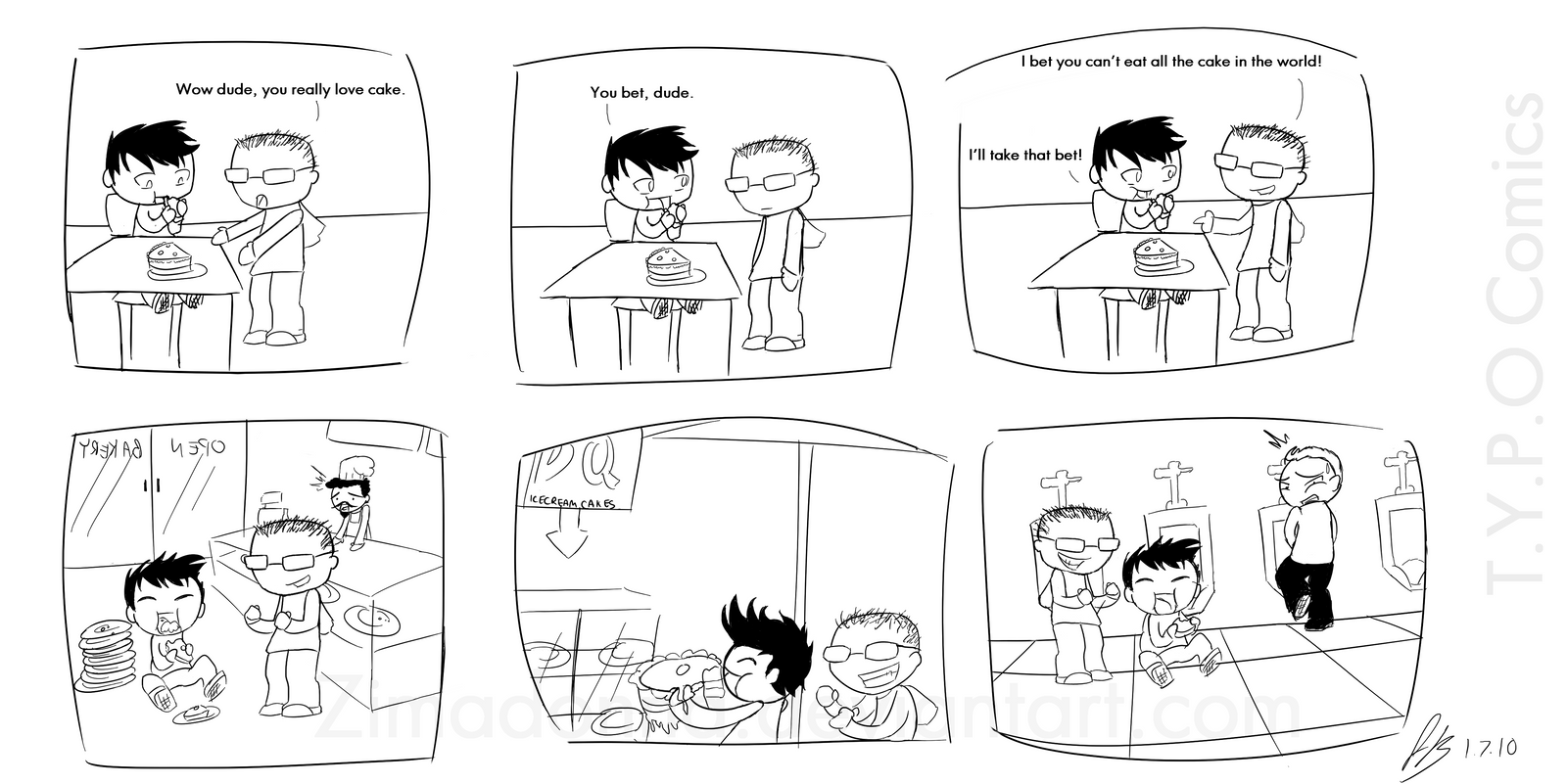 Cake Comic by AnnaKlava on DeviantArt