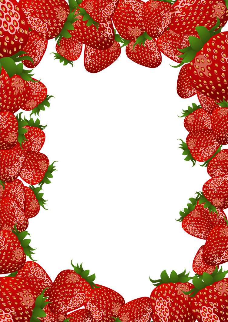 Frame Strawbery Strawberry Frame by flashtuchka on DeviantArt