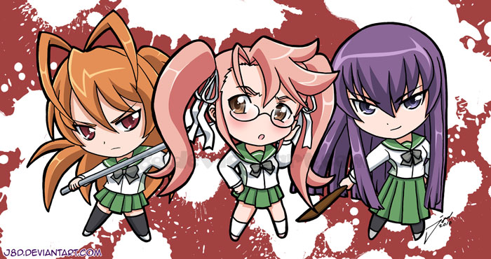 Highschool of the dead by kikichewi on DeviantArt