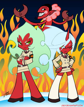 Scanty and Kneesocks with HIM?