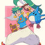Monster World 4 Asha and Pepelogoo