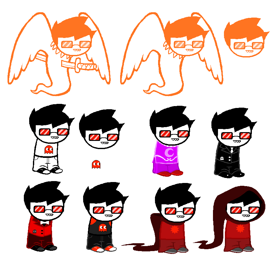 Dave Strider Sprite Sheet