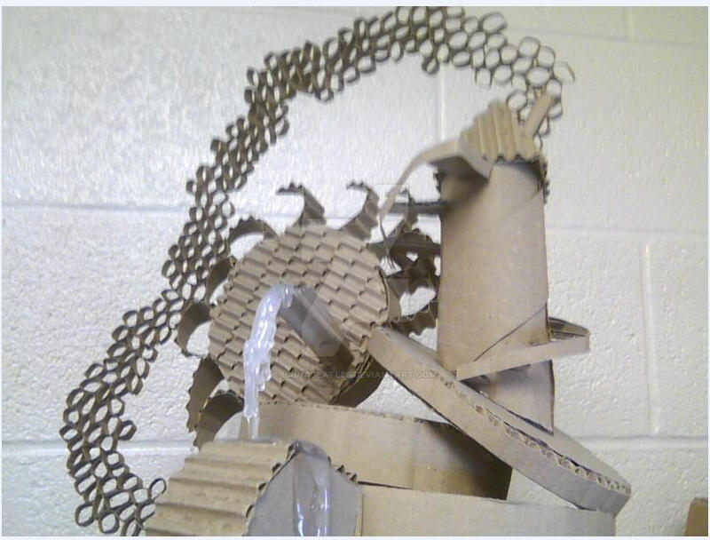 Waterfall Model Using Cardboard cardboard waterfall4 by LainaBeatles on DeviantArt
