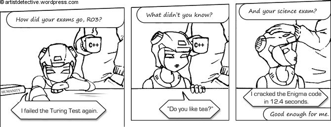I failed the Turing Test by yakumoSoul
