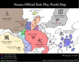 Naruto RP World Map