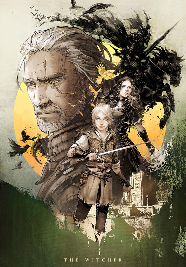 Novel cover The witcher vol.3 by Xiling on DeviantArt