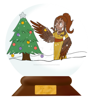 YCH Snow globe Harpy