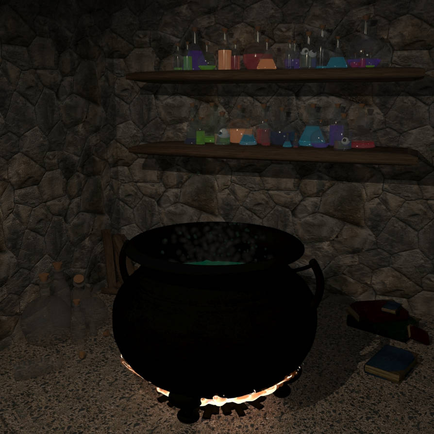 Bubbling Cauldron by Haz186 on DeviantArt