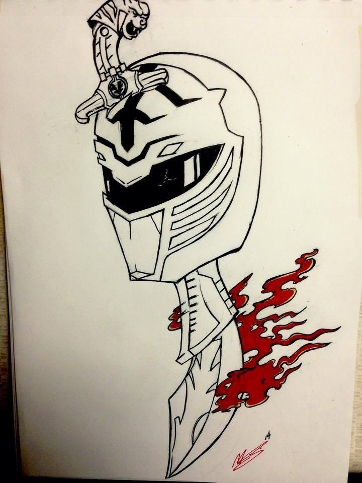 White ranger tattoo by FuneraLOfHeartS0 on DeviantArt