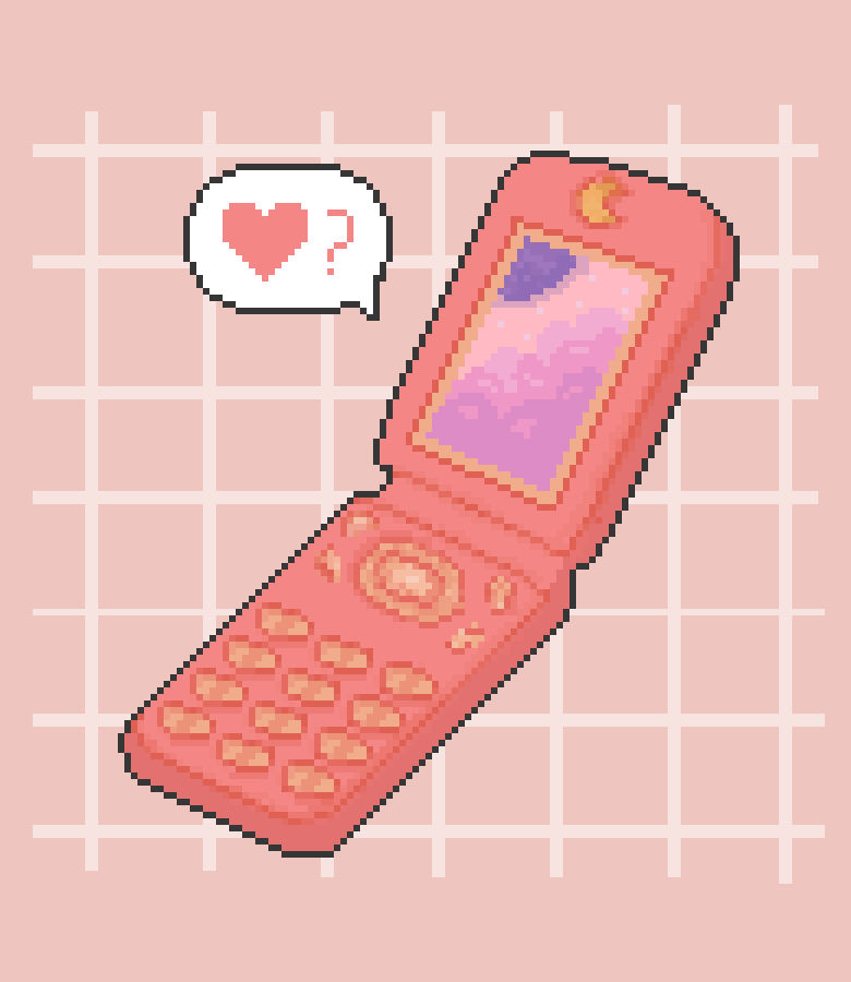 Kawaii Pixel Art Phone by softieseraphim on DeviantArt