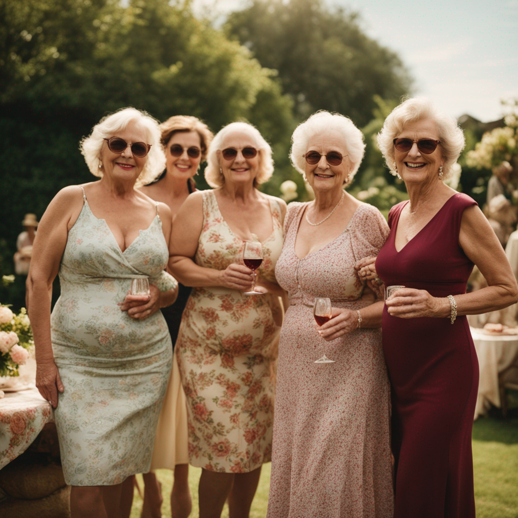 Group Of Beautiful Pale Grannies At A Garden Party By Cleverjoe On group-of-beautiful-pale-grannies-at-a-garden-party-by-cleverjoe-on