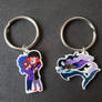 Luv of Underdogs and MerLove Keychains 