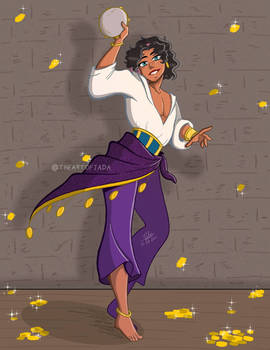 Genderbend Disney 1: Esmeralda (purple)