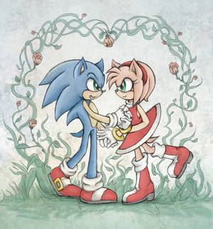 Sonic with some Roses