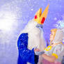 Fionna the Human and Ice King cosplay