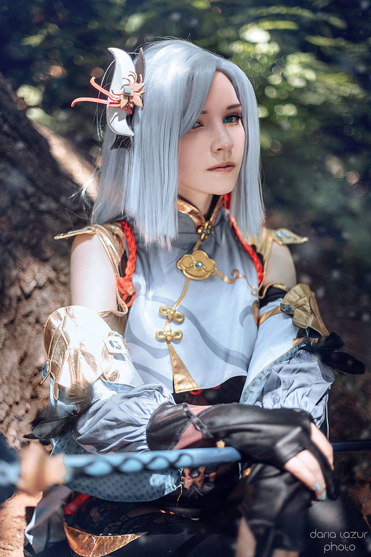 Genshin Impact Shenhe cosplay by Daria-Lazur on DeviantArt