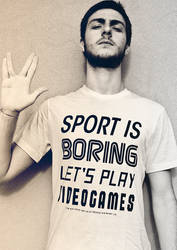 Sport is boring, let's play videogames.