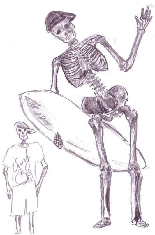 Surfy Skeletons