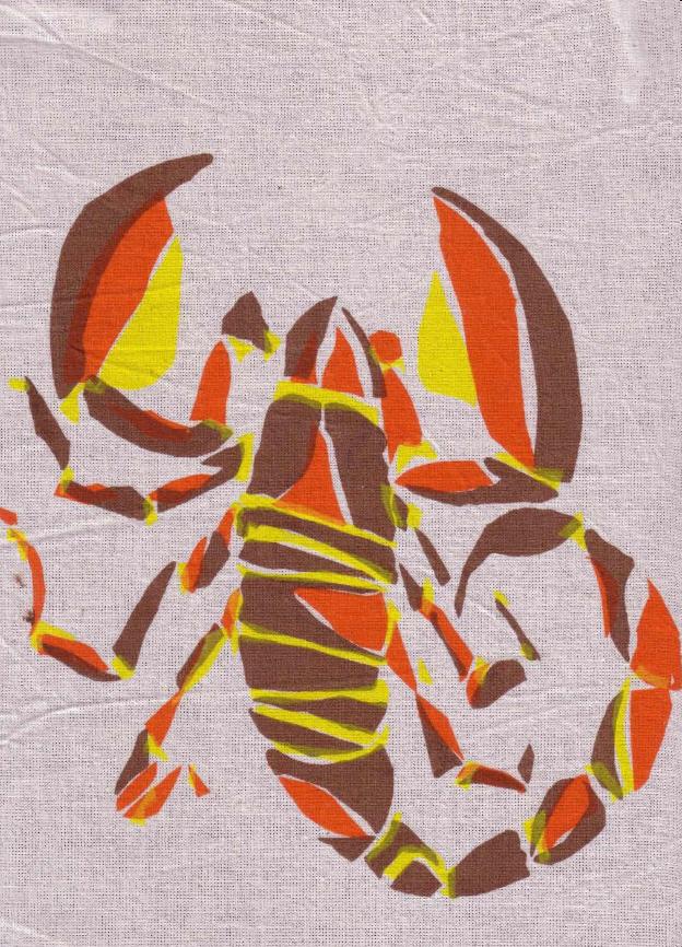 Silkscreened Scorpion