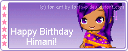 (GIFT) Happy Birthday Himani!!