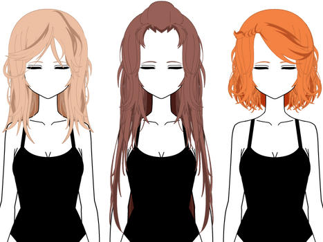 [Kisekae] Hairstyles 2 (+Export)