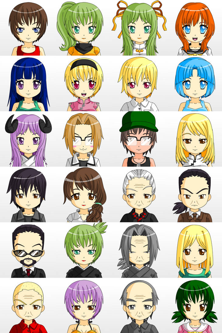 All Higurashi Characters by Twilightprincess06 on DeviantArt
