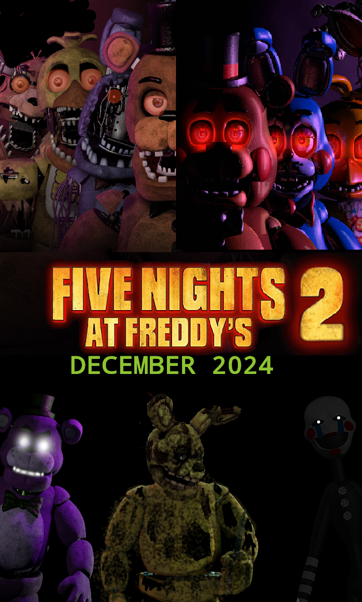 FIVE NIGHTS AT FREDDY'S 2 Video Game Movie Poster by TheDarkRinnegan on  DeviantArt