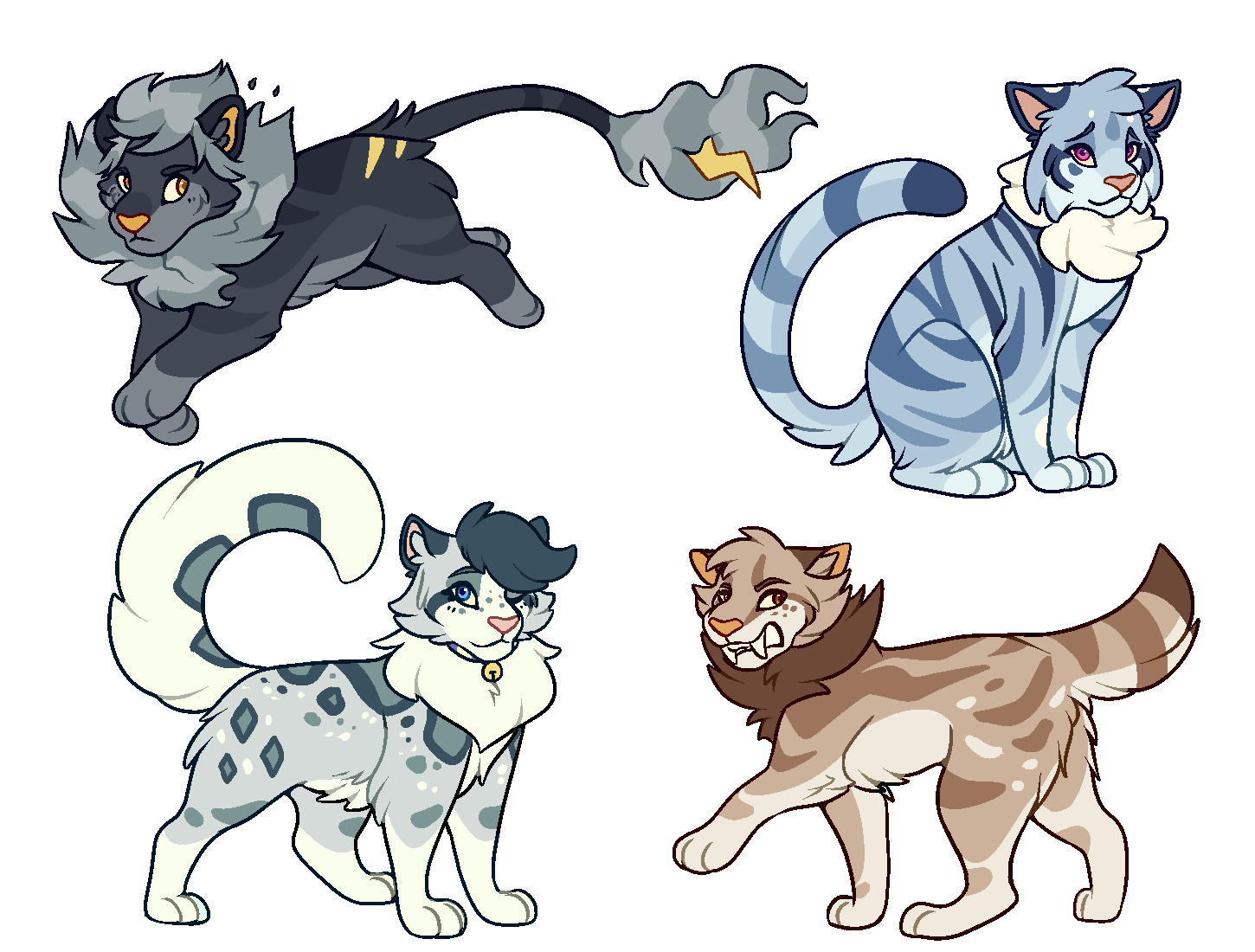 Weather Cats // AUCTION // CLOSED by roseshards on DeviantArt