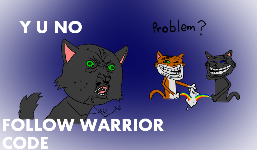 If we start ignoring warrior code, then we are no longer warriors.  Hollyleaf