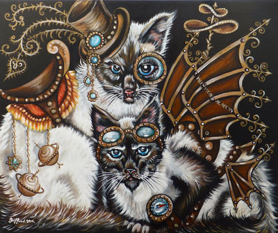 Steampunk cats