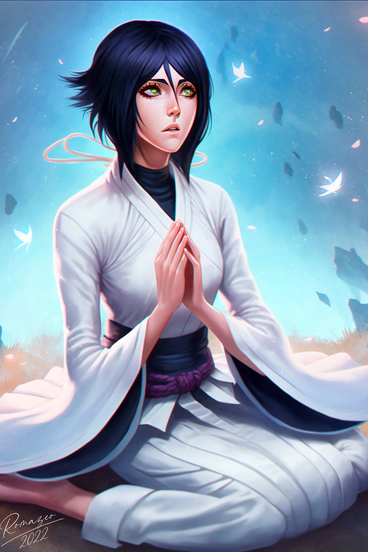 Rukia is waiting for savior by Romazeo on DeviantArt