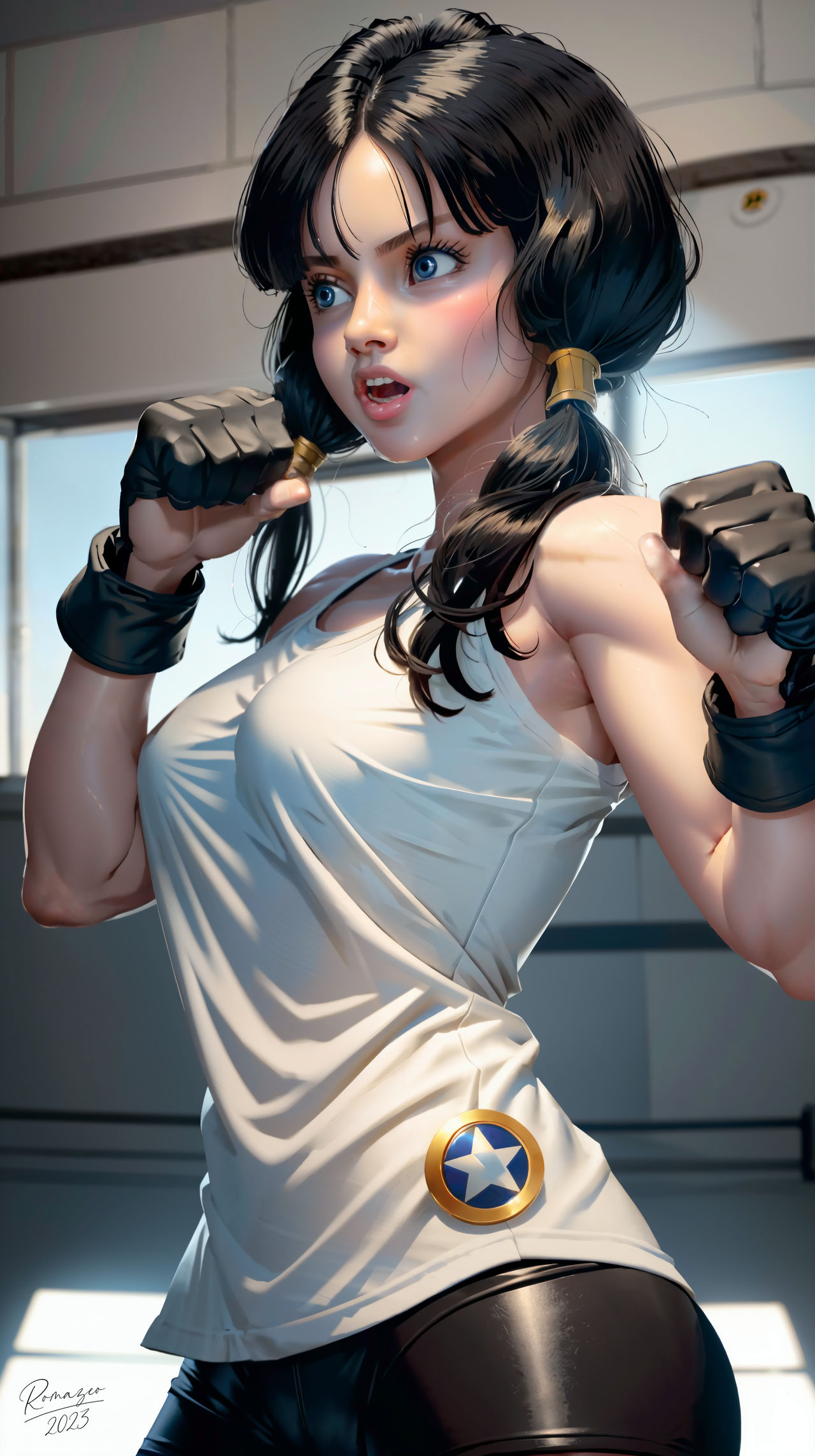 Videl's usual training by Romazeo on DeviantArt