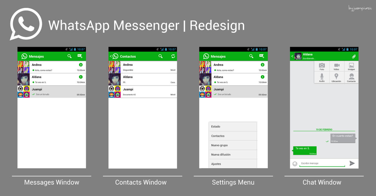 WhatsApp Messenger | Redesign