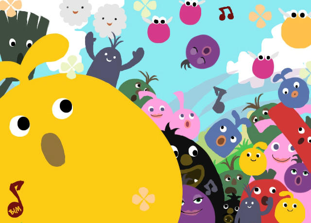 Locoroco Party! by yura-tsuki on DeviantArt