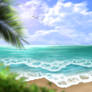 Free Beach Background II