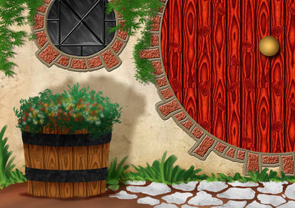 Free Hobbit Hole Background