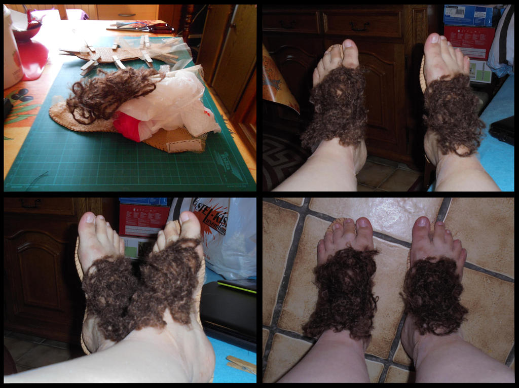 I Has Hobbit Feetz! :D