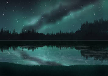 Free Starry Night Background