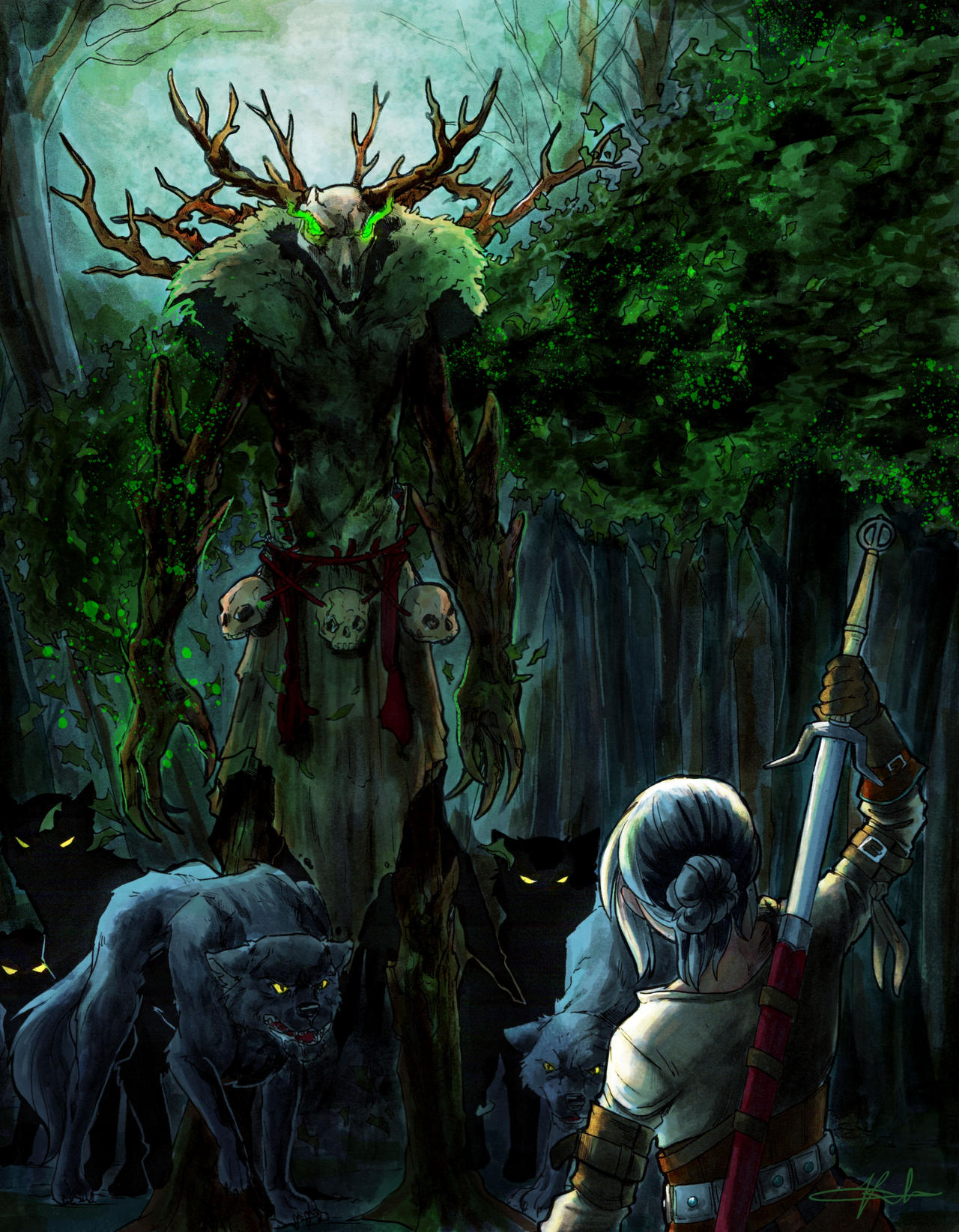 Lesshen Leshen by KALeeds218 on DeviantArt