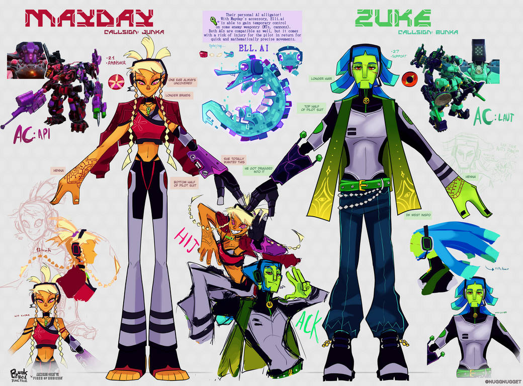Zuke X Rin AC6 x NSR: Mayday and Zuke by NuggNugget on DeviantArt