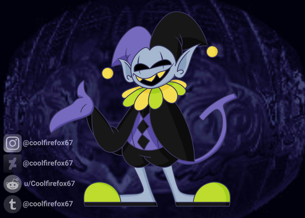 Deltarune - Jevil (Fanart) by coolfirefox67 on DeviantArt